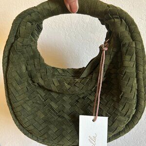 Jem Suede Small Hobo Handbag